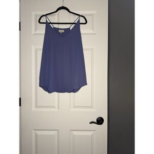Loft Sleeveless V Neck Camisole Tank Top Lavender Large Nwt